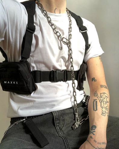 Urban Rhythm: Tactical Hip-Hop Vest Backpack