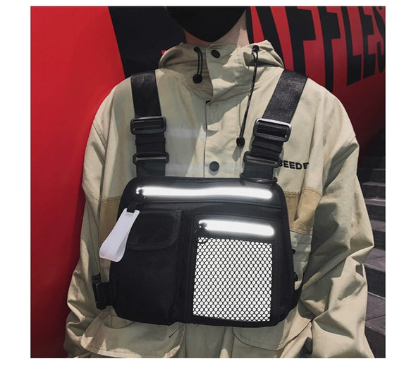 Reflective Hip-Hop Tactical Vest