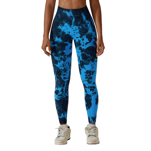 Fashion Tie Dye High Waist Yoga Pants