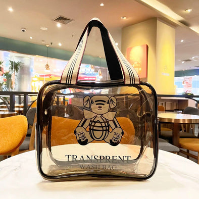 Tawny Square Transparent Bath Fashion Tote Bag