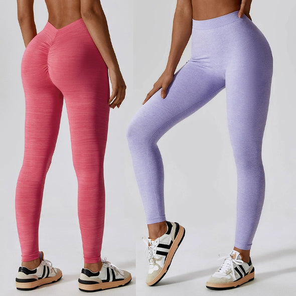 Fashion Peach Hip Raise Yoga Pants