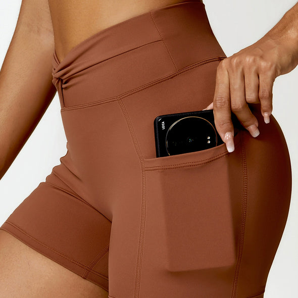 Nude Feel Pocket Yoga Shorts