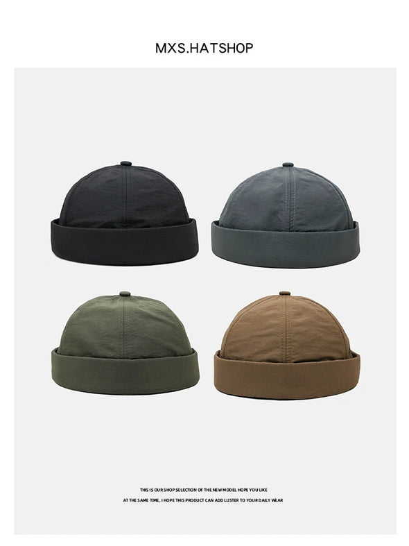 Hip Hop Summer Thin Women Japanese-Style Retro Skullcap