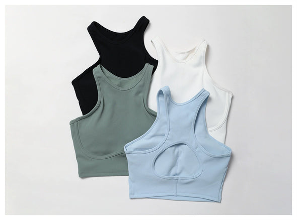 Hollow-Out Yoga Performance Vest