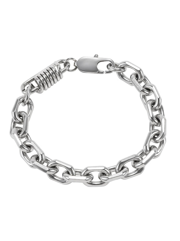 Titanium Groove Hiphop Bracelet