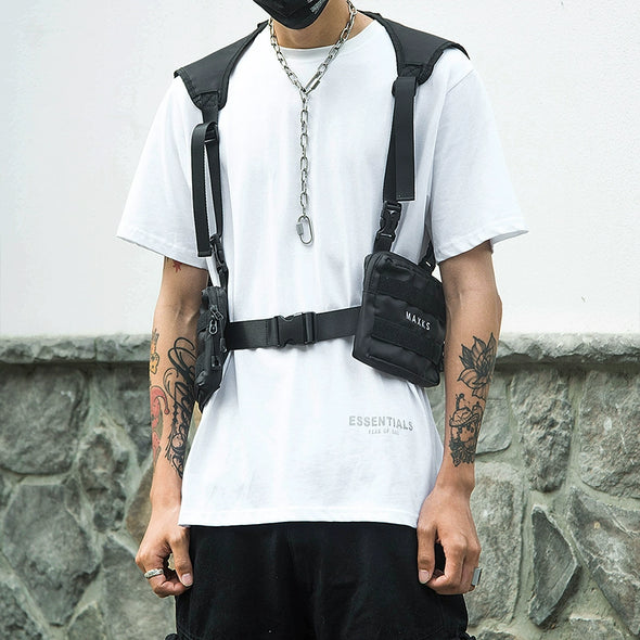 Urban Rhythm: Tactical Hip-Hop Vest Backpack