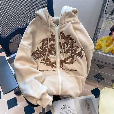 Y2K Zip Up Hoodie