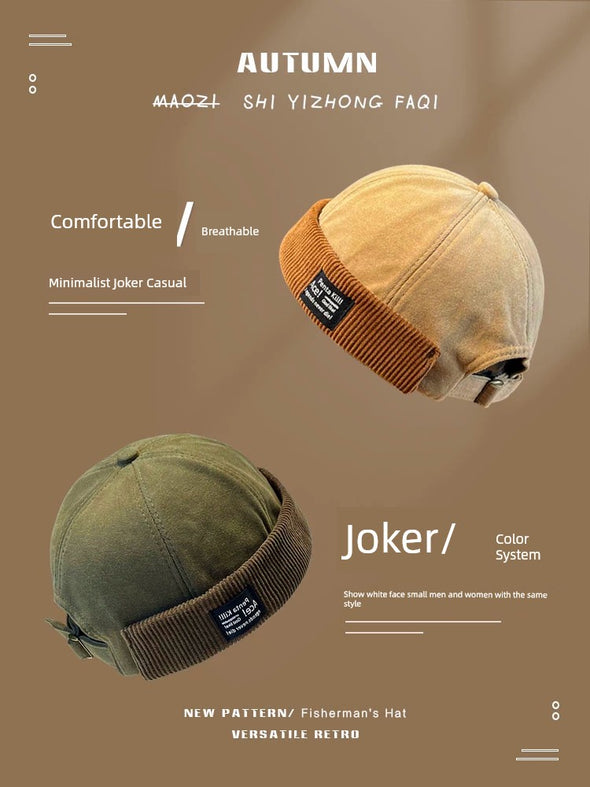 Corduroy Hip Hop Skullcap