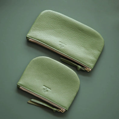 Artistic Leather Zipper Long Coin Purse for Women