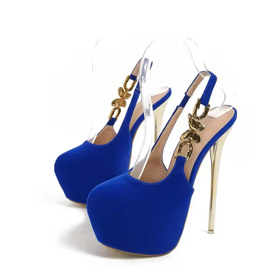 Sapphire Seduction Heels