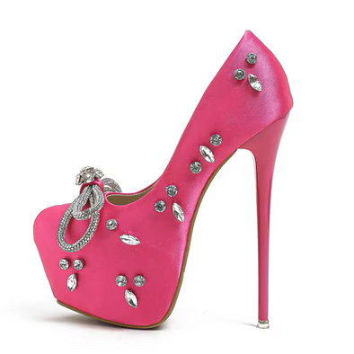 Beautifully Crafted Pink Heels